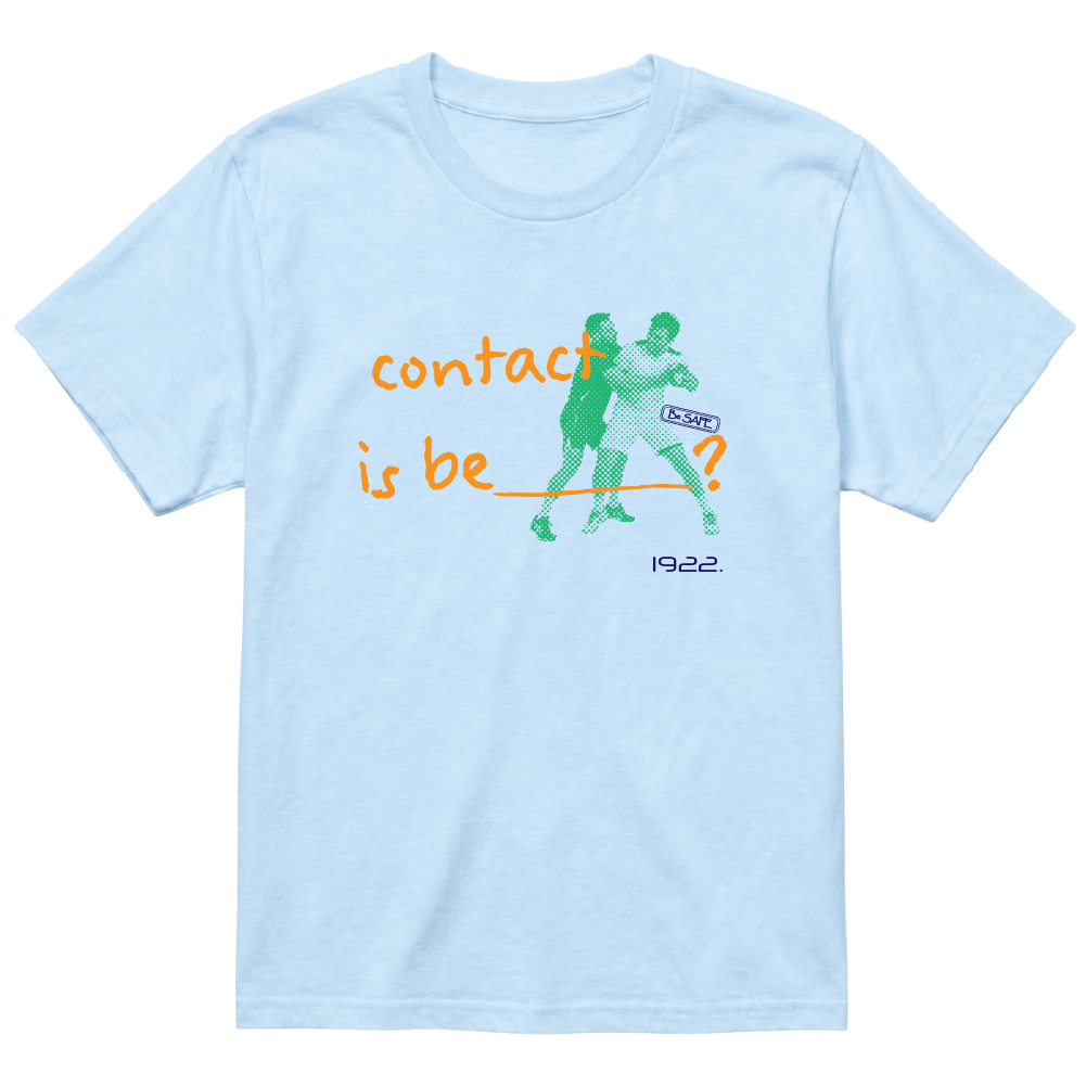 Question of Contact S/S Tee｜LIGHT BLUE